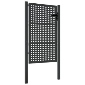 vidaXL Gartentor Anthrazit 105x175 cm Stahl