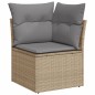 vidaXL 7-tlg. Garten-Sofagarnitur mit Kissen Beige Poly Rattan vidaXL 7-tlg. Garten-Sofagarnitur mit Kissen Beige Poly Rattan