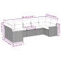 vidaXL 7-tlg. Garten-Sofagarnitur mit Kissen Beige Poly Rattan vidaXL 7-tlg. Garten-Sofagarnitur mit Kissen Beige Poly Rattan