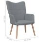 Relaxsessel Hellgrau Stoff Relaxsessel Hellgrau Stoff