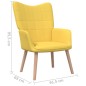 Relaxsessel Senfgelb Stoff Relaxsessel Senfgelb Stoff