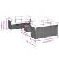 vidaXL 7-tlg. Garten-Sofagarnitur mit Kissen Schwarz Poly Rattan vidaXL 7-tlg. Garten-Sofagarnitur mit Kissen Schwarz Poly Rattan