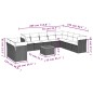 vidaXL 11-tlg. Garten-Sofagarnitur mit Kissen Schwarz Poly Rattan vidaXL 11-tlg. Garten-Sofagarnitur mit Kissen Schwarz Poly Rattan