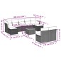 vidaXL 10-tlg. Garten-Sofagarnitur mit Kissen Beige Poly Rattan vidaXL 10-tlg. Garten-Sofagarnitur mit Kissen Beige Poly Rattan