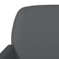 Sitzbank Grau 107x80x81 cm Kunstleder Sitzbank Grau 107x80x81 cm Kunstleder