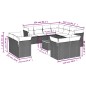 vidaXL 12-tlg. Garten-Sofagarnitur mit Kissen Beige Poly Rattan vidaXL 12-tlg. Garten-Sofagarnitur mit Kissen Beige Poly Rattan