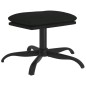 Fußhocker Schwarz 60x60x36 cm Mikrofasergewebe Fußhocker Schwarz 60x60x36 cm Mikrofasergewebe