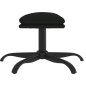 Fußhocker Schwarz 60x60x36 cm Mikrofasergewebe Fußhocker Schwarz 60x60x36 cm Mikrofasergewebe