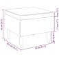 Hocker mit Holzbeinen Taupe Stoff Hocker mit Holzbeinen Taupe Stoff