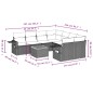 vidaXL 9-tlg. Garten-Sofagarnitur mit Kissen Beige Poly Rattan vidaXL 9-tlg. Garten-Sofagarnitur mit Kissen Beige Poly Rattan