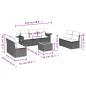 vidaXL 8-tlg. Garten-Sofagarnitur mit Kissen Beige Poly Rattan vidaXL 8-tlg. Garten-Sofagarnitur mit Kissen Beige Poly Rattan