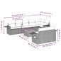 vidaXL 9-tlg. Garten-Sofagarnitur mit Kissen Schwarz Poly Rattan vidaXL 9-tlg. Garten-Sofagarnitur mit Kissen Schwarz Poly Rattan