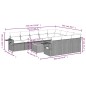 vidaXL 11-tlg. Garten-Sofagarnitur mit Kissen Schwarz Poly Rattan vidaXL 11-tlg. Garten-Sofagarnitur mit Kissen Schwarz Poly Rattan