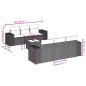 vidaXL 7-tlg. Garten-Sofagarnitur mit Kissen Beige Poly Rattan vidaXL 7-tlg. Garten-Sofagarnitur mit Kissen Beige Poly Rattan