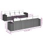 vidaXL 9-tlg. Garten-Sofagarnitur mit Kissen Beige Poly Rattan vidaXL 9-tlg. Garten-Sofagarnitur mit Kissen Beige Poly Rattan