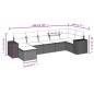 vidaXL 7-tlg. Garten-Sofagarnitur mit Kissen Beige Poly Rattan vidaXL 7-tlg. Garten-Sofagarnitur mit Kissen Beige Poly Rattan