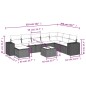 vidaXL 9-tlg. Garten-Sofagarnitur mit Kissen Beige Poly Rattan vidaXL 9-tlg. Garten-Sofagarnitur mit Kissen Beige Poly Rattan