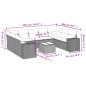 vidaXL 10-tlg. Garten-Sofagarnitur mit Kissen Beige Poly Rattan vidaXL 10-tlg. Garten-Sofagarnitur mit Kissen Beige Poly Rattan