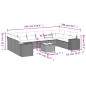 vidaXL 11-tlg. Garten-Sofagarnitur mit Kissen Beige Poly Rattan vidaXL 11-tlg. Garten-Sofagarnitur mit Kissen Beige Poly Rattan