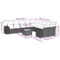 vidaXL 11-tlg. Garten-Sofagarnitur mit Kissen Beige Poly Rattan vidaXL 11-tlg. Garten-Sofagarnitur mit Kissen Beige Poly Rattan