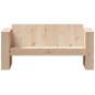 vidaXL Gartensofa 2-Sitzer 134x60x62 cm Massivholz Kiefer vidaXL Gartensofa 2-Sitzer 134x60x62 cm Massivholz Kiefer