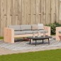 vidaXL Gartensofa 3-Sitzer 189x60x62 cm Massivholz Douglasie vidaXL Gartensofa 3-Sitzer 189x60x62 cm Massivholz Douglasie