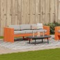 vidaXL Gartensofa 3-Sitzer Wachsbraun 189x60x62 cm Massivholz Kiefer vidaXL Gartensofa 3-Sitzer Wachsbraun 189x60x62 cm Massivholz Kiefer