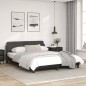 vidaXL Bettgestell mit Kopfteil Schwarz 160x200 cm Kunstleder vidaXL Bettgestell mit Kopfteil Schwarz 160x200 cm Kunstleder