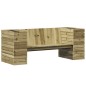 vidaXL Gartenbank mit Pflanzkübeln 167,5x60x65 cm Kiefernholz vidaXL Gartenbank mit Pflanzkübeln 167,5x60x65 cm Kiefernholz