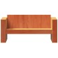 vidaXL Gartensofa 2-Sitzer Wachsbraun 134x60x62 cm Massivholz Kiefer vidaXL Gartensofa 2-Sitzer Wachsbraun 134x60x62 cm Massivholz Kiefer