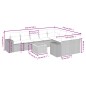 vidaXL 10-tlg. Garten-Sofagarnitur mit Kissen Beige Poly Rattan vidaXL 10-tlg. Garten-Sofagarnitur mit Kissen Beige Poly Rattan