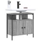 vidaXL Waschbeckenunterschrank Grau Sonoma 60x30x60 cm Holzwerkstoff vidaXL Waschbeckenunterschrank Grau Sonoma 60x30x60 cm Holzwerkstoff