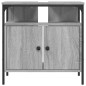 vidaXL Waschbeckenunterschrank Grau Sonoma 60x30x60 cm Holzwerkstoff vidaXL Waschbeckenunterschrank Grau Sonoma 60x30x60 cm Holzwerkstoff