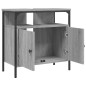 vidaXL Waschbeckenunterschrank Grau Sonoma 60x30x60 cm Holzwerkstoff vidaXL Waschbeckenunterschrank Grau Sonoma 60x30x60 cm Holzwerkstoff