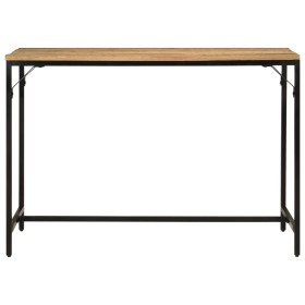 vidaXL Esstisch 110x55x75 cm Raues Massivholz Mango und Eisen