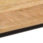 vidaXL Esstisch 110x55x75 cm Raues Massivholz Mango und Eisen vidaXL Esstisch 110x55x75 cm Raues Massivholz Mango und Eisen