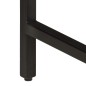 vidaXL Esstisch 110x55x75 cm Raues Massivholz Mango und Eisen vidaXL Esstisch 110x55x75 cm Raues Massivholz Mango und Eisen