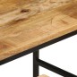 vidaXL Satztische 3 Stk. Raues Massivholz Mango und Eisen vidaXL Satztische 3 Stk. Raues Massivholz Mango und Eisen