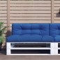 vidaXL Palettenkissen Königsblau 120x40x12 cm Stoff vidaXL Palettenkissen Königsblau 120x40x12 cm Stoff
