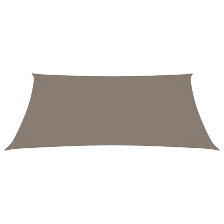vidaXL Sonnensegel Oxford-Gewebe Rechteckig 3x4,5 m Taupe