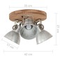 vidaXL Deckenlampe Industriestil 25 W Silbern 42x27 cm E27 vidaXL Deckenlampe Industriestil 25 W Silbern 42x27 cm E27