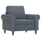 vidaXL Sessel Dunkelgrau 60 cm Samt vidaXL Sessel Dunkelgrau 60 cm Samt