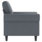 vidaXL Sessel Dunkelgrau 60 cm Samt vidaXL Sessel Dunkelgrau 60 cm Samt