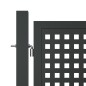vidaXL Gartentor Anthrazit 400x150 cm Stahl vidaXL Gartentor Anthrazit 400x150 cm Stahl