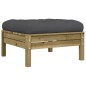 vidaXL Gartenhocker mit Kissen 2 Stk. Kiefernholz Imprägniert vidaXL Gartenhocker mit Kissen 2 Stk. Kiefernholz Imprägniert
