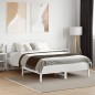 vidaXL Kopfteil Weiß 135 cm Massivholz Kiefer
