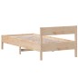 vidaXL Massivholzbett ohne Matratze 90x190 cm Kiefernholz vidaXL Massivholzbett ohne Matratze 90x190 cm Kiefernholz