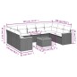 vidaXL 10-tlg. Garten-Sofagarnitur mit Kissen Grau Poly Rattan vidaXL 10-tlg. Garten-Sofagarnitur mit Kissen Grau Poly Rattan