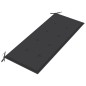 Gartenbank mit Auflage 120 cm Massivholz Akazie Gartenbank mit Auflage 120 cm Massivholz Akazie