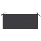 Gartenbank mit Auflage 120 cm Massivholz Akazie Gartenbank mit Auflage 120 cm Massivholz Akazie